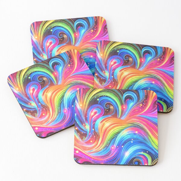 Item preview, Radiant Flow - Dance of Vibrant Waves II designed and sold by WheelieGdArt.