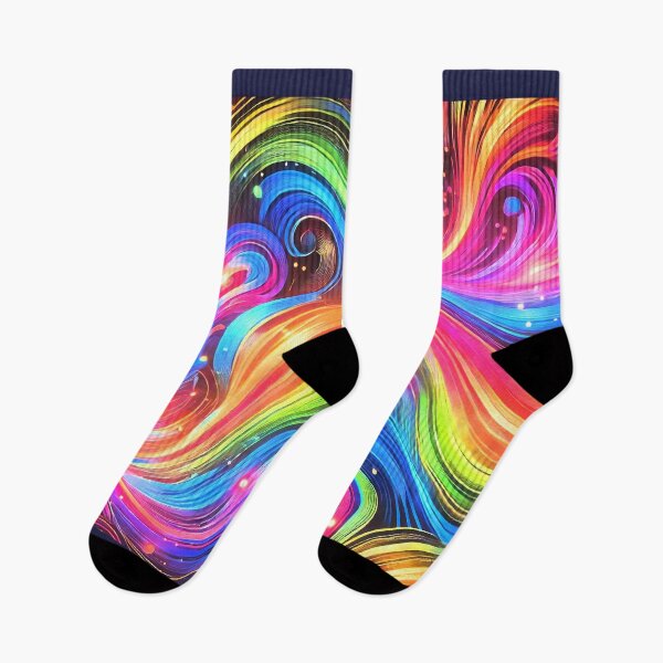 Item preview, Radiant Flow - Dance of Vibrant Waves II designed and sold by WheelieGdArt.