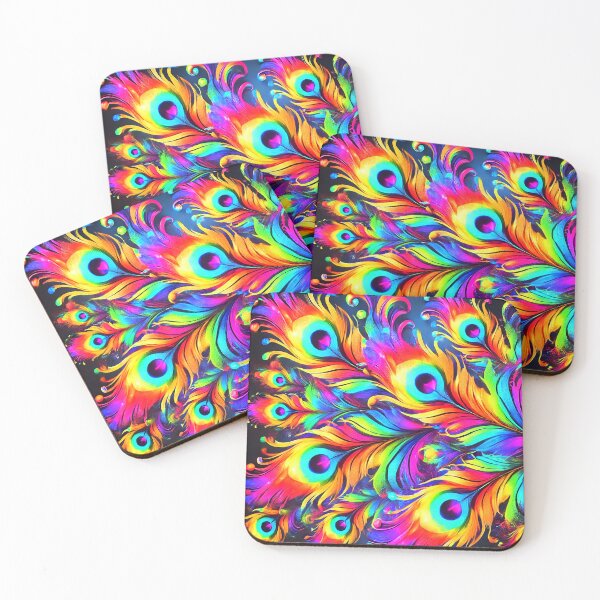 Item preview, Prismatic Plumes - The Art of Radiant Feathers designed and sold by WheelieGdArt.