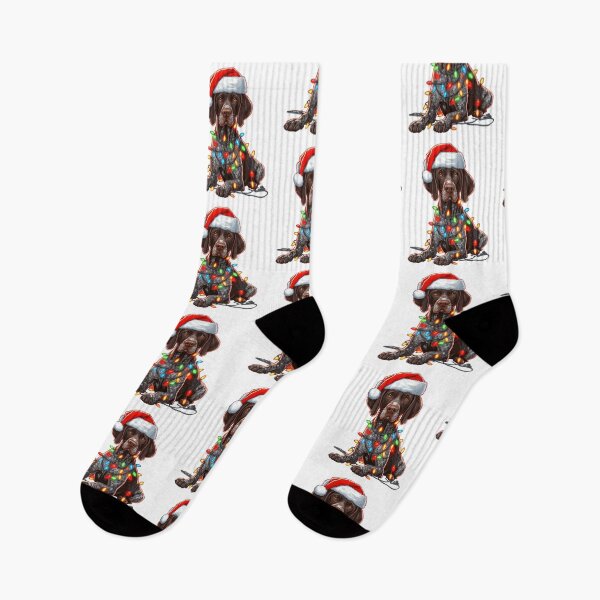 Item preview, German Shorthaired Pointer Dog Christmas designed and sold by doodIllustrate.