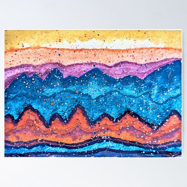 Item preview, Mountains of Fire designed and sold by CarolNArt.
