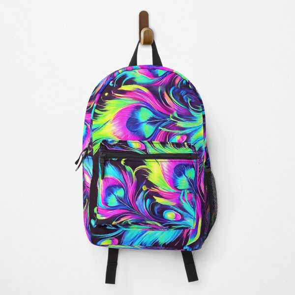 Item preview, Electric Plumage - Neon Peacock Wonder designed and sold by WheelieGdArt.