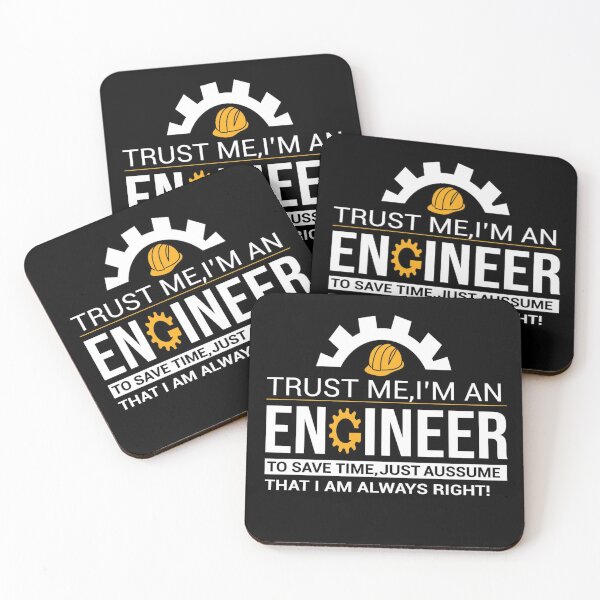 Item preview, Trust Me, I Am an Engineer – Clever Engineering Humor Design designed and sold by BubbleSpy.