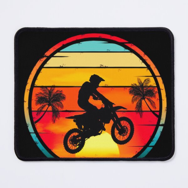 Item preview, Motorcycle Vintage Sunset – Retro Biker Adventure Art designed and sold by BubbleSpy.