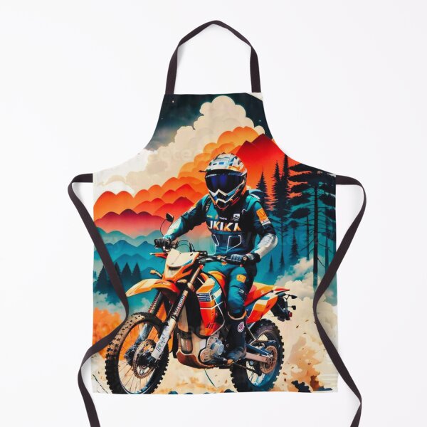 Item preview, Racing Motocross Rider – Extreme Dirt Bike Action Art designed and sold by BubbleSpy.