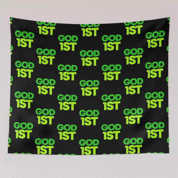Item preview, GOD FIRST designed and sold by alegnacreates.
