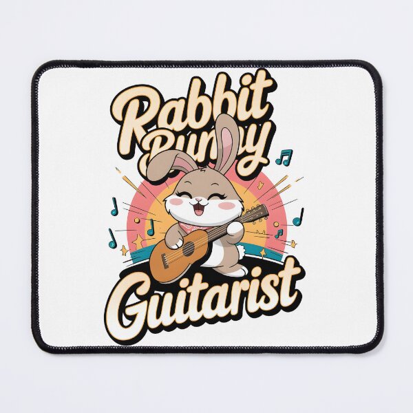 Item preview, Rabbit Bunny Guitarist Perfect for music lovers, bunny fans, and anyone who enjoys cute and fun designs. designed and sold by criticalzon.