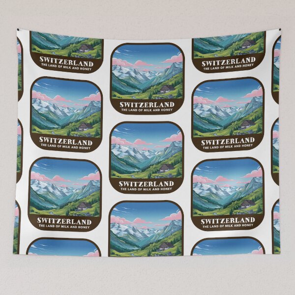 Item preview, Visit Switzerland (Travel Destination) designed and sold by RabbitK.