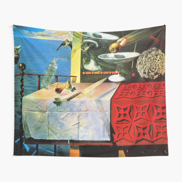 Salvador Dali - Still life painting Tapestry