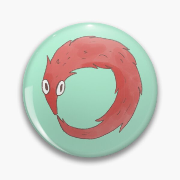 Item preview, Worm on a String Ouroboros (Red) designed and sold by ellanovoart.