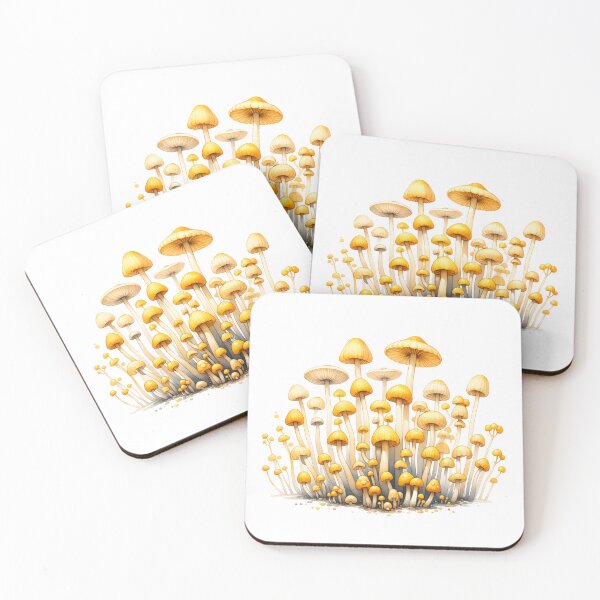 Item preview, Yellow Mushrooms designed and sold by Nudaeng.