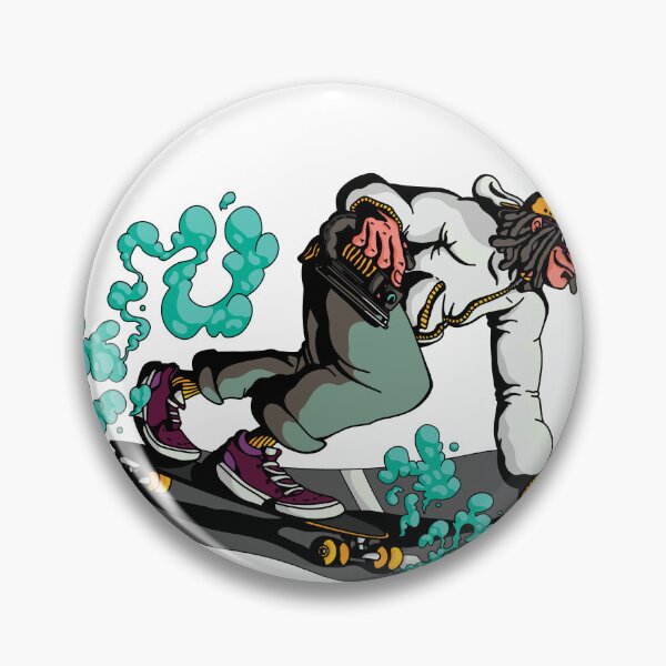 Item preview, Man Longboarding Illustration | Cool Skateboarding Design designed and sold by TurtleDojo.