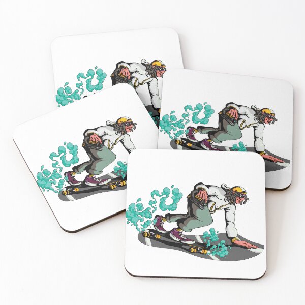 Item preview, Man Longboarding Illustration | Cool Skateboarding Design designed and sold by TurtleDojo.