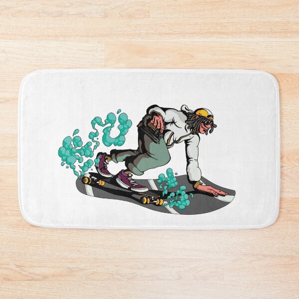 Item preview, Man Longboarding Illustration | Cool Skateboarding Design designed and sold by TurtleDojo.