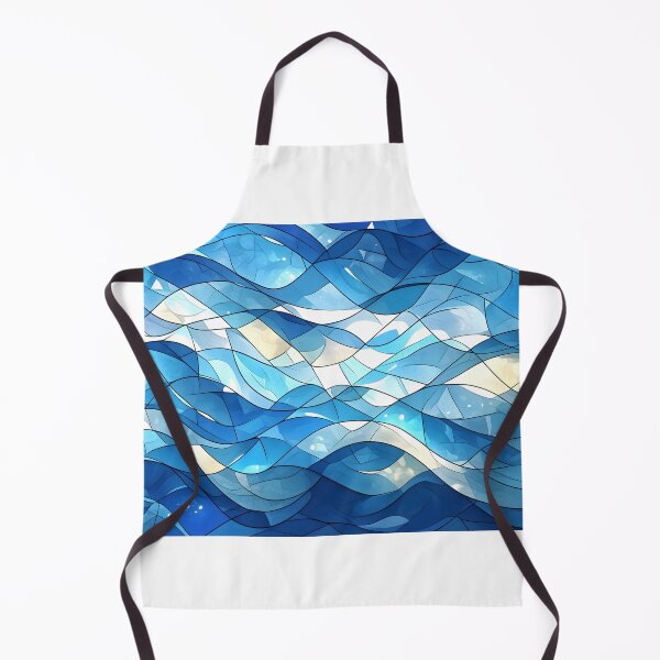 Item preview, Stained Glass of Ocean Waves designed and sold by Cozirlax.