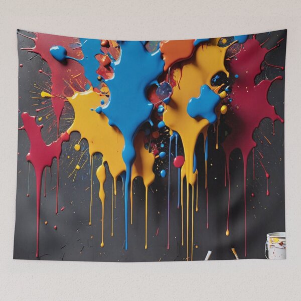 Item preview, Ink Smashed and Dripping on the Wall 19 designed and sold by Alatreon-Paint.