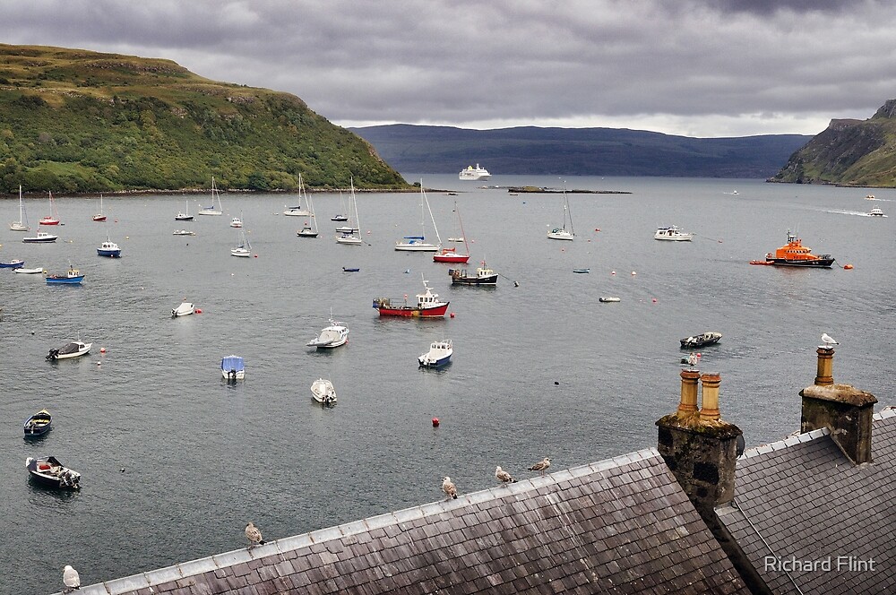 The harbour at Portree -  Isle of Skye, Scotland by Richard Flint
