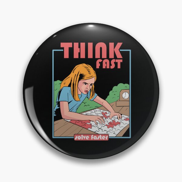 Item preview, Think Fast, Solve faster, Puzzle Solving designed and sold by FlashCraft Design.