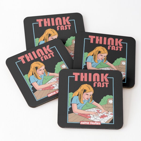 Item preview, Think Fast, Solve faster, Puzzle Solving designed and sold by FlashCraft Design.