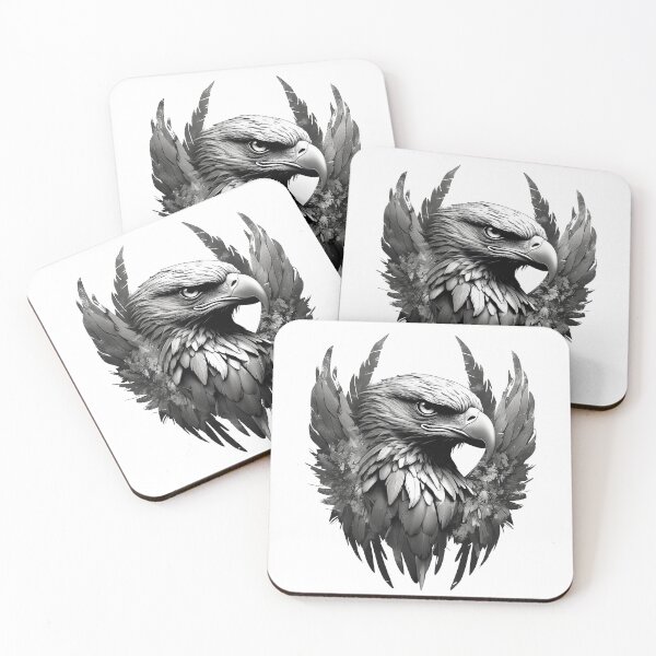 Item preview, Eagle head designed and sold by Valkyriepress.