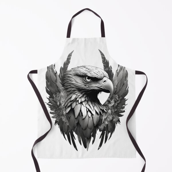 Item preview, Eagle head designed and sold by Valkyriepress.