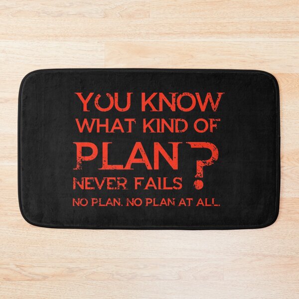 Item preview, Plan Never Fails designed and sold by Cine Store Merch.
