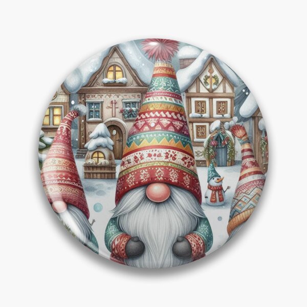 Item preview, Scandi Nordic Christmas Gnome designed and sold by vectcd.