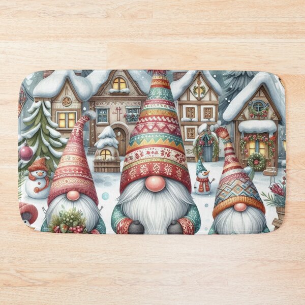 Item preview, Scandi Nordic Christmas Gnome designed and sold by vectcd.