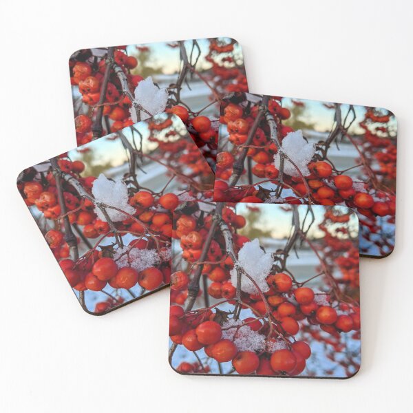 Item preview, Red Berries in the Snow designed and sold by Hipnautical.