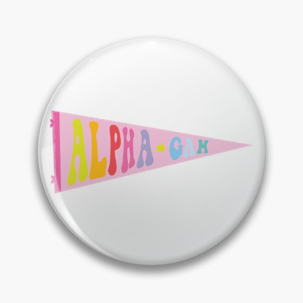 Item preview, ALPHAGAM flag designed and sold by Lil Bits Art.
