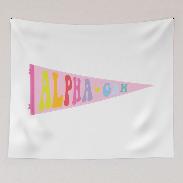 Item preview, ALPHAGAM flag designed and sold by Lil Bits Art.