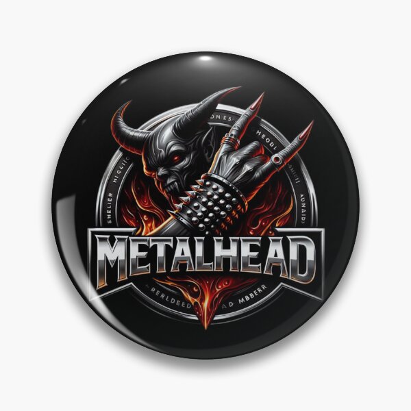 Item preview, Metalhead: Heavy Metal Logo designed and sold by DeimosArtIntl.
