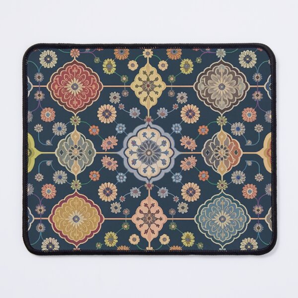 Item preview, Traditional Anatolian Floral Tile Pattern designed and sold by Dshoppin.