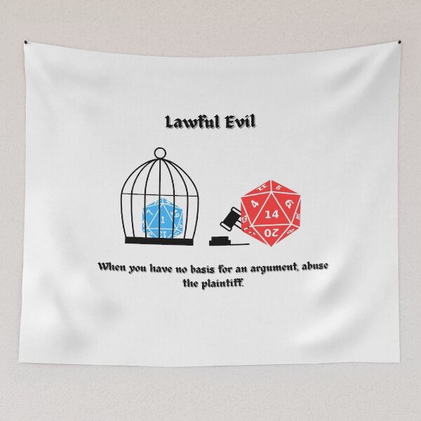 Item preview, Lawful Evil Alignment designed and sold by VocalPhoenix.