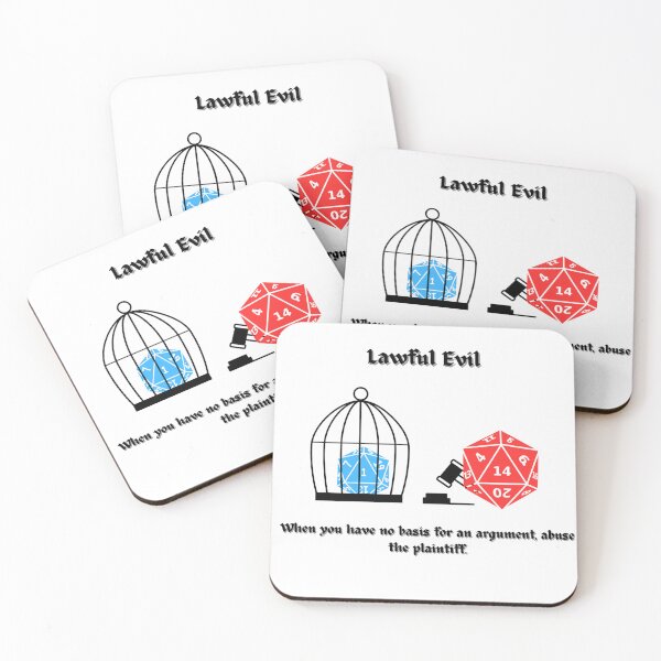 Item preview, Lawful Evil Alignment designed and sold by VocalPhoenix.