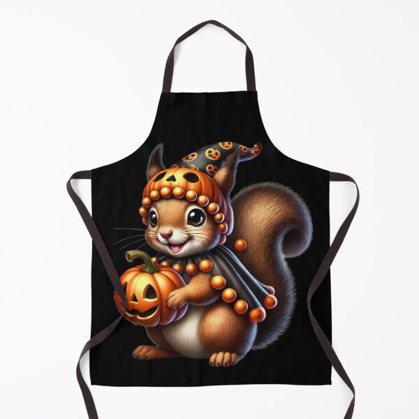 Item preview, The Bewitched Squirrel and His Mischievous Pumpkin designed and sold by AmigosFurEver.