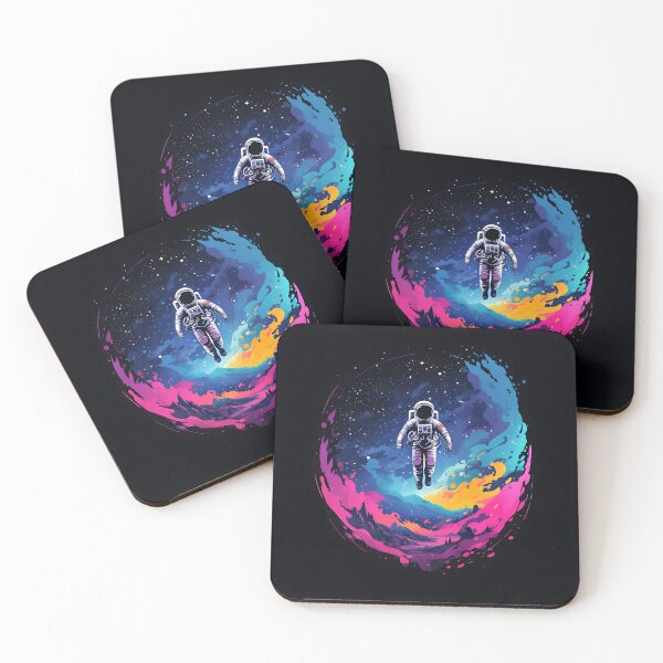 Item preview,  Astronaut cosmic scene in space designed and sold by ArtbySameer.