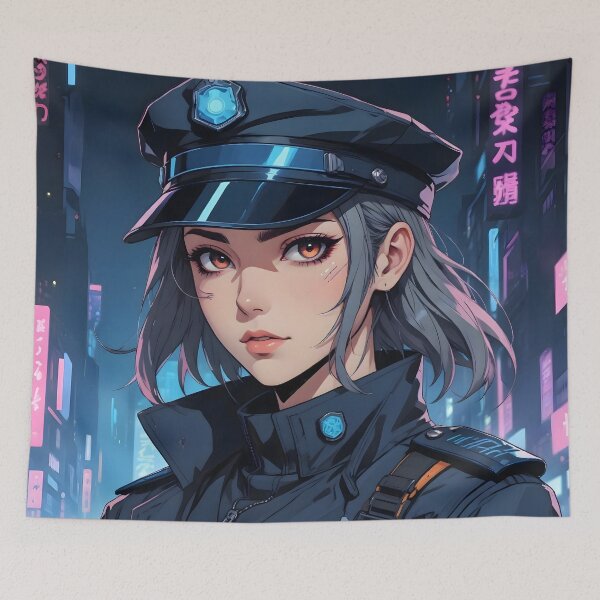 Item preview, Cyberpunk Police Officer designed and sold by papi1998.