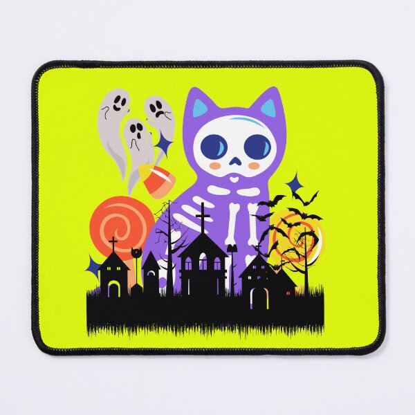 Item preview, Halloween Cat and Ghost designed and sold by goldcov.