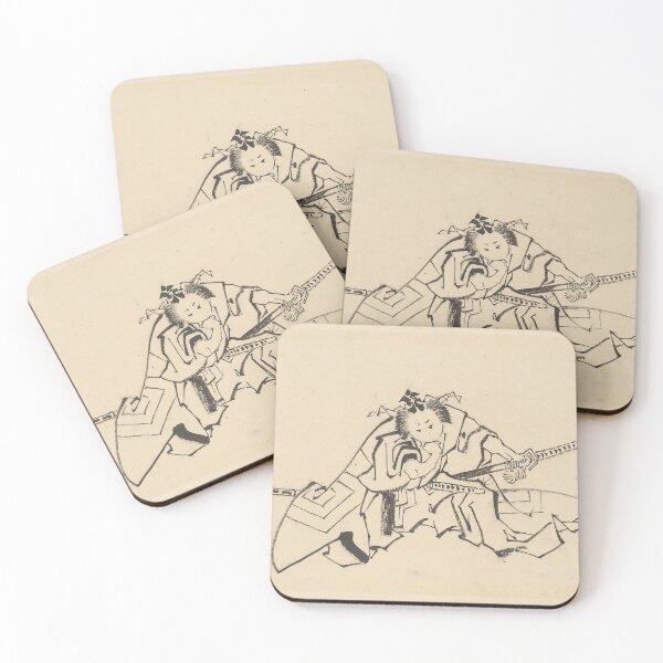 Item preview, Japanese Brushwork Samurai Warrior designed and sold by AnimaliaStar.