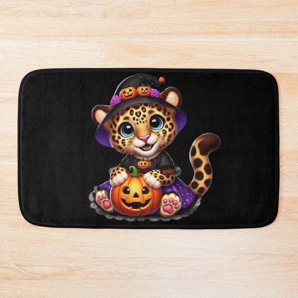 Item preview, The mischievous leopard and his fairy pumpkin designed and sold by AmigosFurEver.