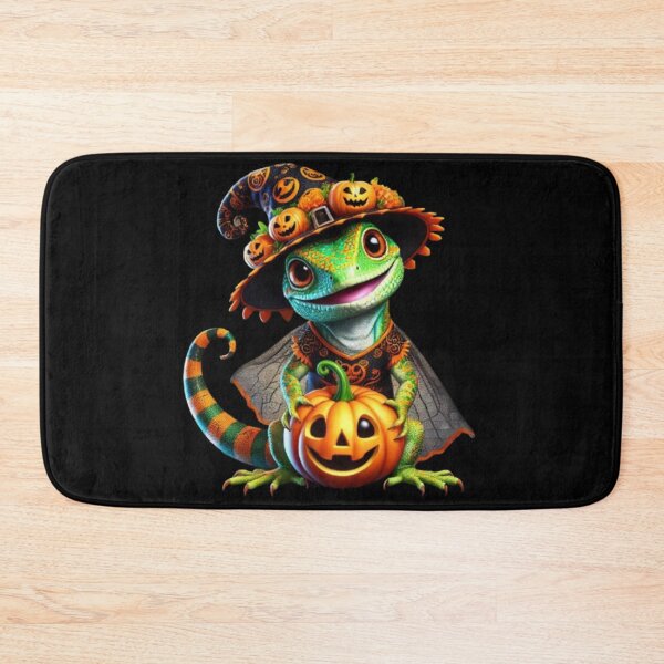 Item preview, The Mystical Lizard and His Bewitched Pumpkins designed and sold by AmigosFurEver.