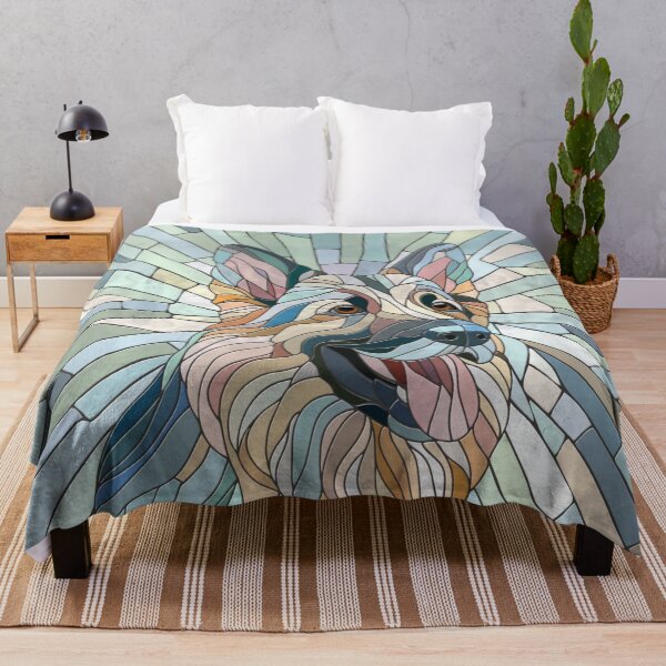 Item preview, German Shepherd - Mosaic Art designed and sold by k9printart.