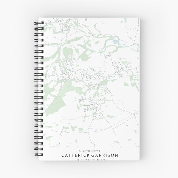 Item preview, Catterick Garrison Map designed and sold by SHAMPAIN-ART-CO.