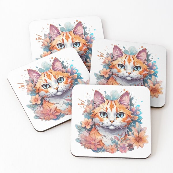 Item preview, Cat in Lotus Tattoo designed and sold by eyyow.