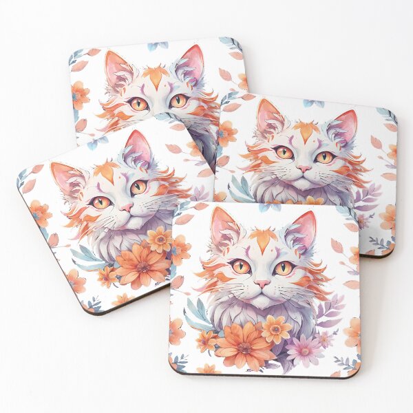 Item preview, Cat in Lotus Tattoo designed and sold by eyyow.
