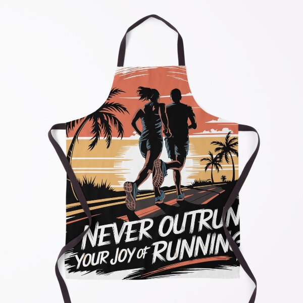 Item preview, Never Outrun Your Joy of Running | Couples Fitness Motivation Design designed and sold by waterloop.