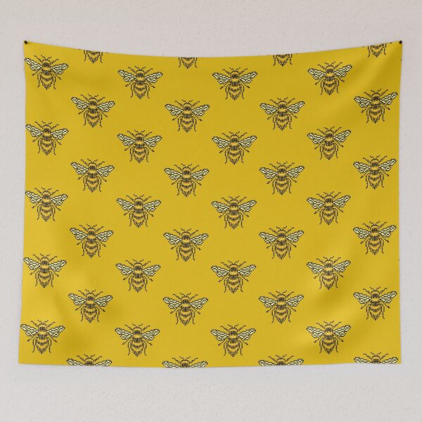 Item preview, Stitched bee designed and sold by LeeAnnaRose96.