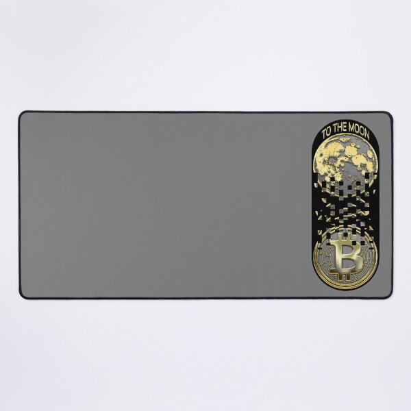 Item preview, Golden Bitcoin to the Moon Cryptocurrency Design designed and sold by andabelart.