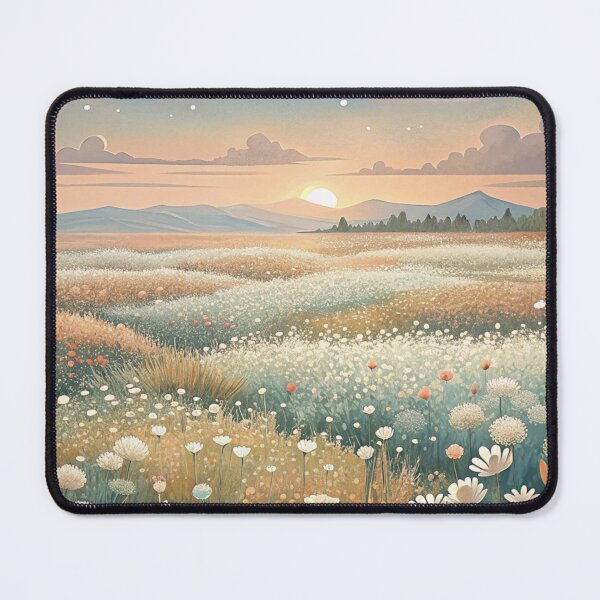Item preview, aesthetic whimsical pastel daisy flower garden meadow designed and sold by rlav123.